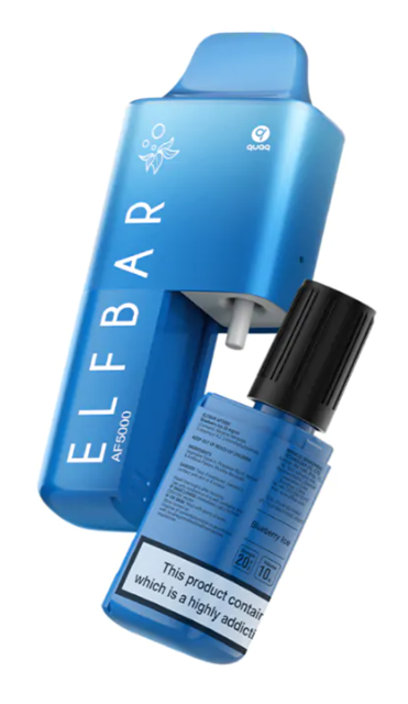 Elf Bar AF5000 rechargeable pod device with refill bottle