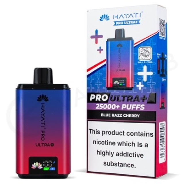 Hayati Pro Ultra Plus 25000 rechargeable pod device